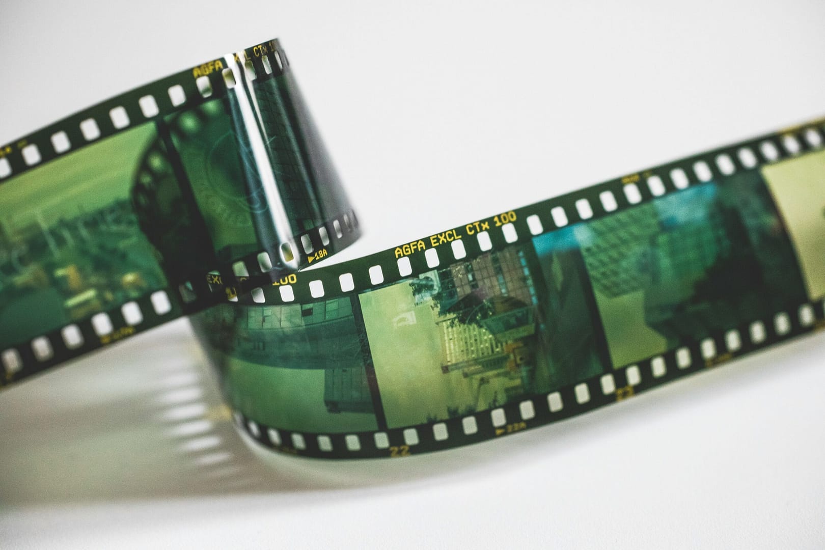 Analog photography 35mm film strip