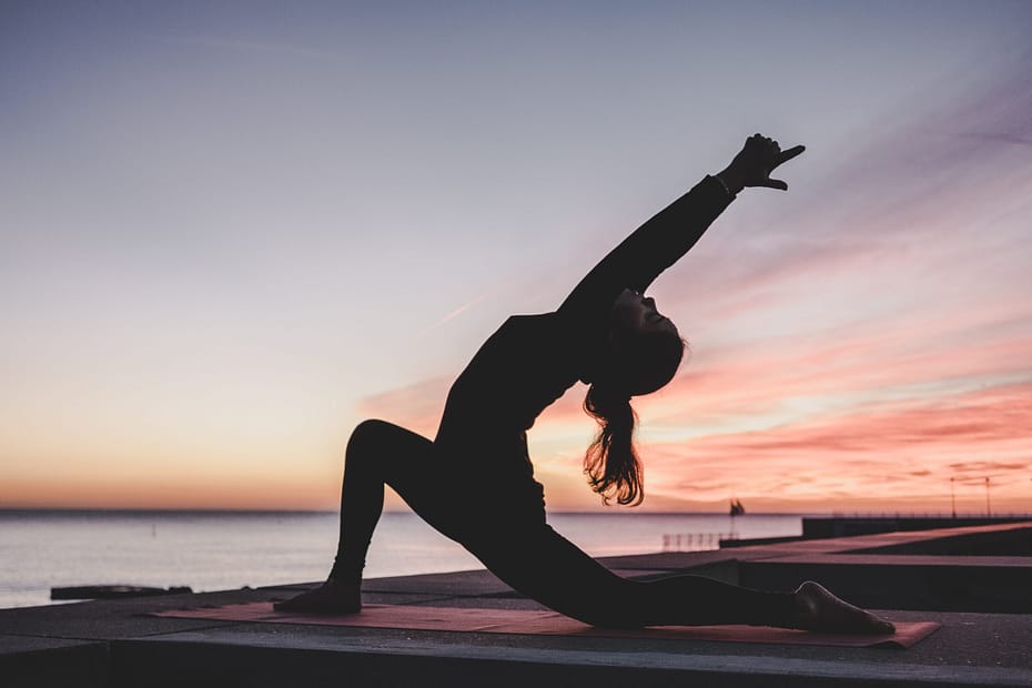 silhouette of a flexible body